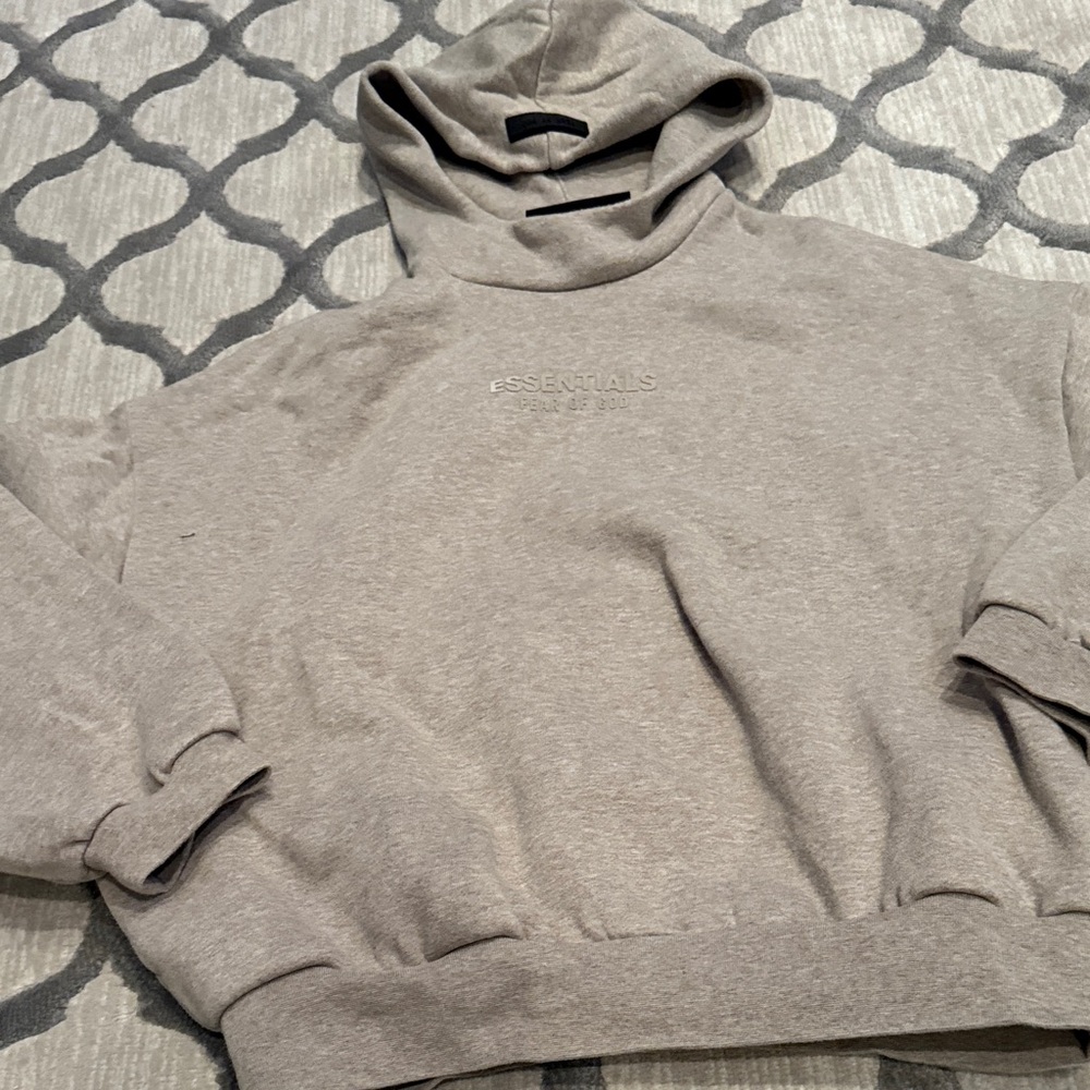 Fear of God Essentials Tan Hoodie - Picture 3 of 11
